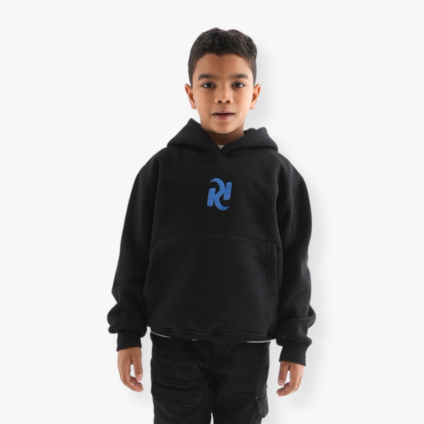 Warning Hoodie "BLACK"