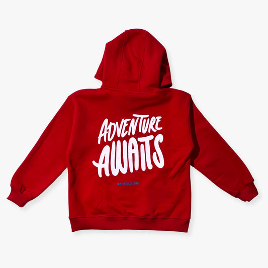 Adventure Awaits Hoodie "RUBY"