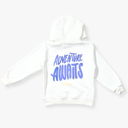 Adventure Awaits Hoodie "WHITE"