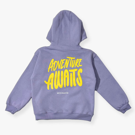 Adventure Awaits Hoodie "LAVENDER"