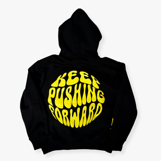 Keep Pushing Hoodie "BLACK"