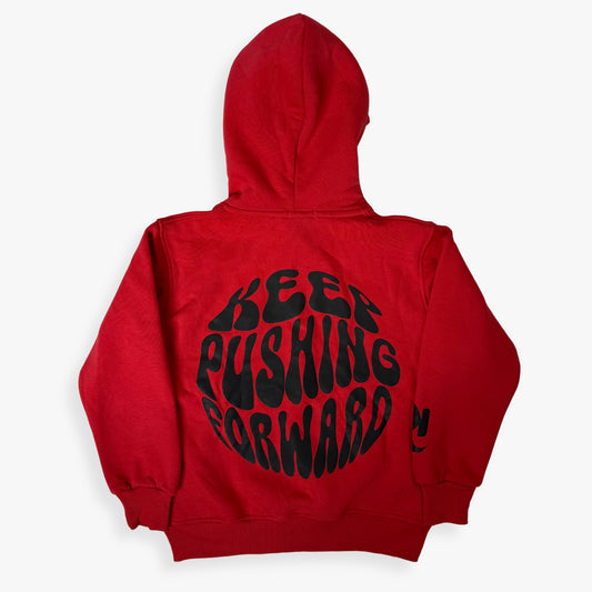 Keep Pushing Hoodie "RED"