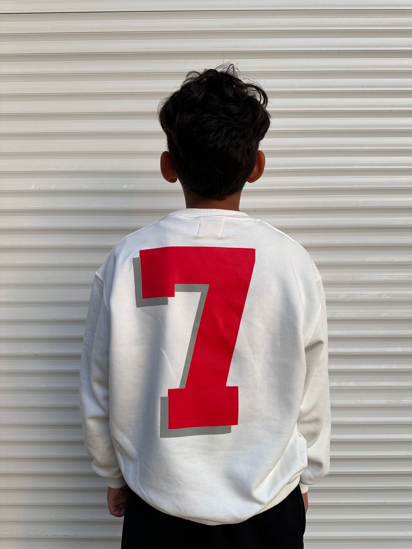 Jersey Crewneck "WHITE"